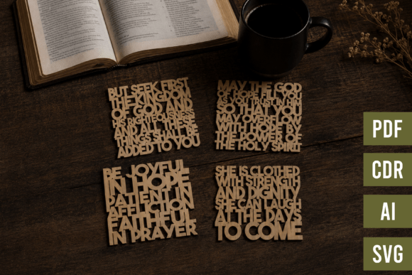 Download Bible Coaster SVG Bundle - Bundle Collection