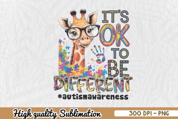Download It's Ok to Be Different Cute Giraffe PNG - Cute giraffe png Collection