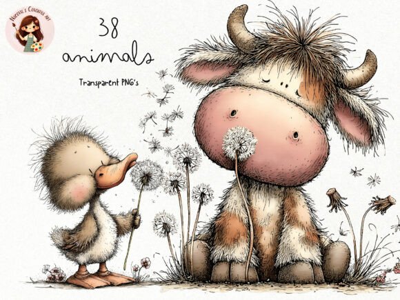 Download Cute Spring Animals Clipart PNG Bundle - Bundle Collection