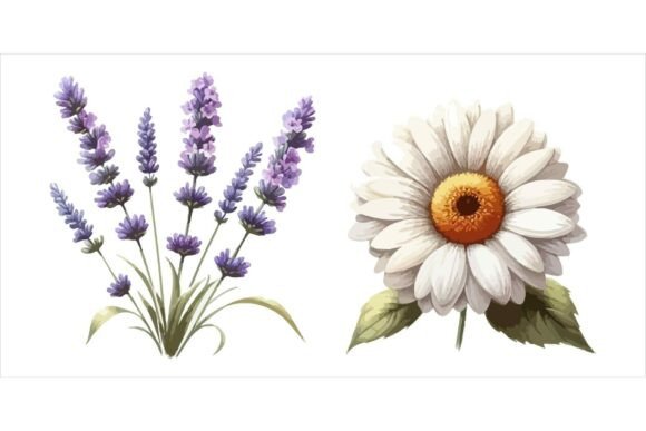 Download Watercolour Flowers Bundle EPS - Bundle Collection