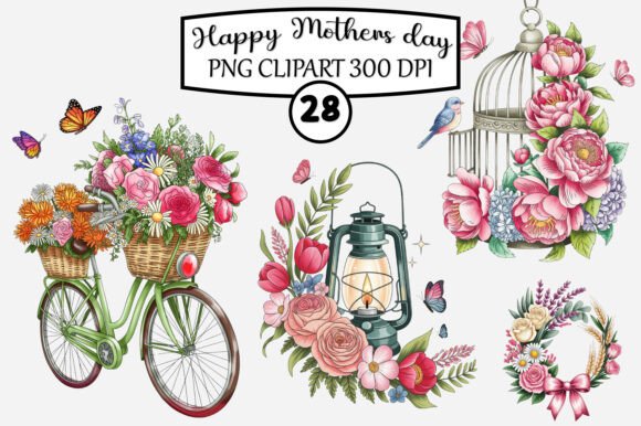 Download Happy Mother's Day Clipart Bundle - Bundle Collection