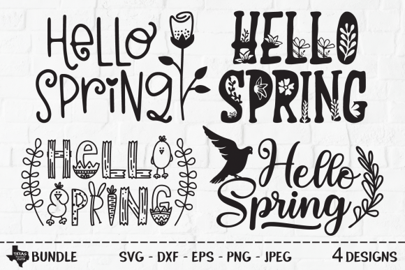 Download Hello Spring Bundle - Spring Designs - Bundle Collection