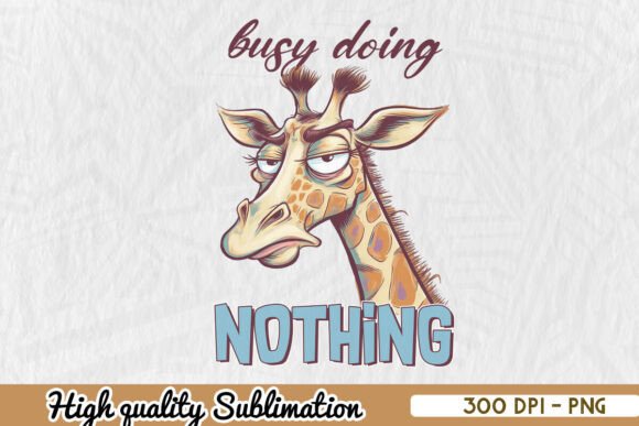 Download Busy Doing Nothing Cute Giraffe PNG - Cute giraffe png Collection