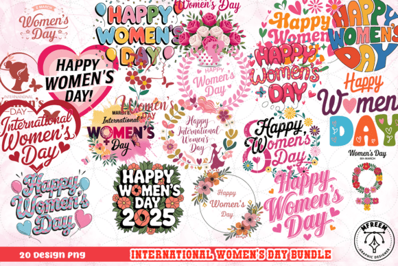 Download International Women's Day Bundle Clipart - Bundle Collection