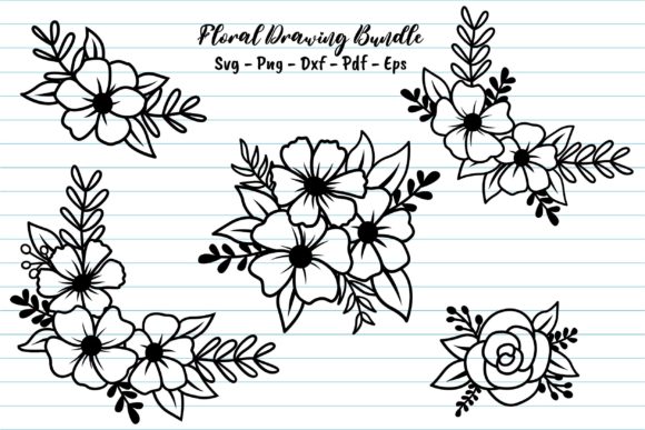 Download Flower Svg Bundle, Flowers Illustration - Bundle Collection