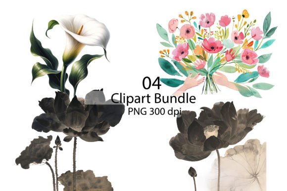 Download Floral Clipart Bundle, Wild Flower - Bundle Collection