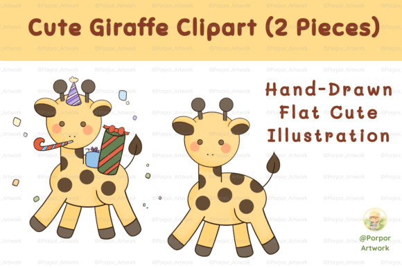 Download 2 Cute Giraffe PNG Clipart for Crafts - Cute giraffe png Collection