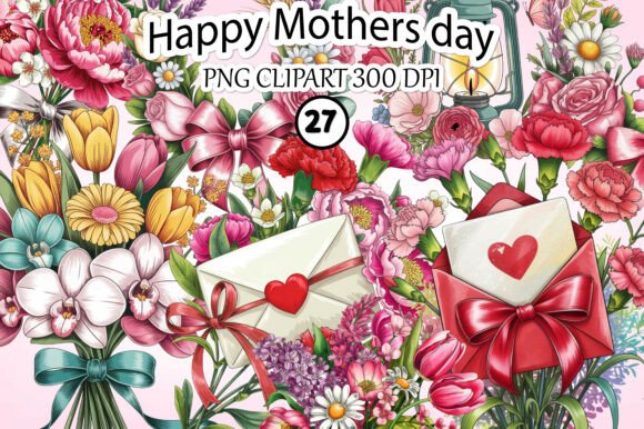 Download Happy Mother's Day Clipart Bundle - Bundle Collection
