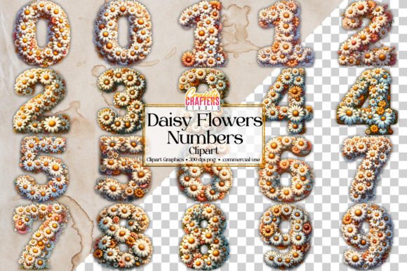 Download Daisy Flowers Numbers Spring Bundle - Bundle Collection