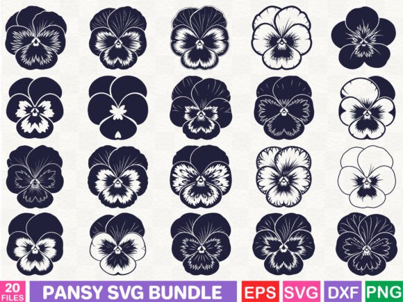 Download Pansy SVG Bundle - Bundle Collection