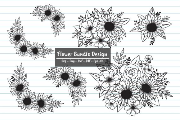 Download Flower Svg Bundle Flower Svg Sunflower - Bundle Collection