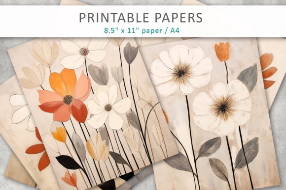 Download Flowers Illustration, Junk Journal Kit - Premium Resources