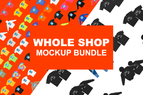 Download Whole Shop Bundle (94&nbsp;Editable Mockups) - Bundle Collection