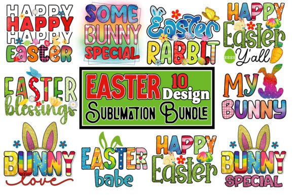 Download Easter Sublimation PNG Bundle - Bundle Collection