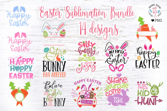 Download Easter Sublimation Bundle - 14 Designs - Bundle Collection