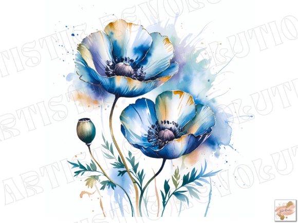 Download Watercolor Flowers Floral Clipart Bundle - Bundle Collection