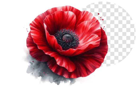 Download Poppify Watercolor Red Poppy Clipart - Premium Resources